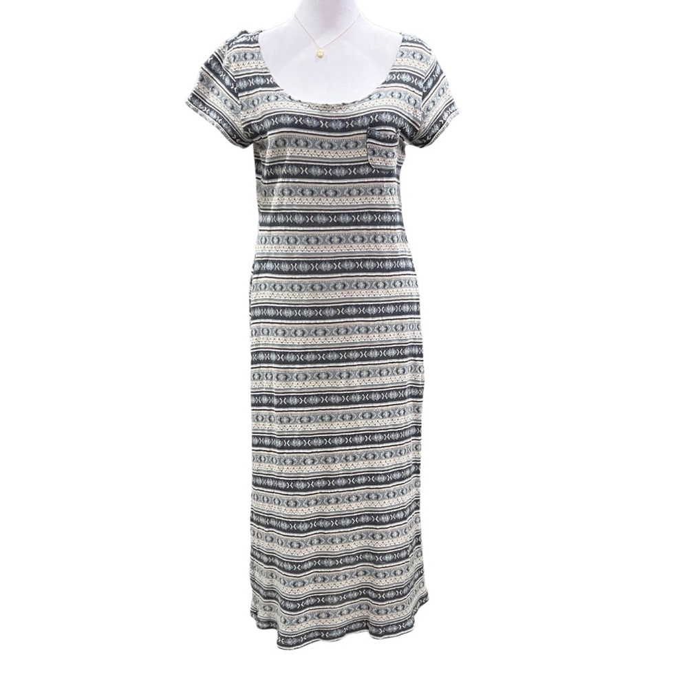 Vintage knit maxi dress